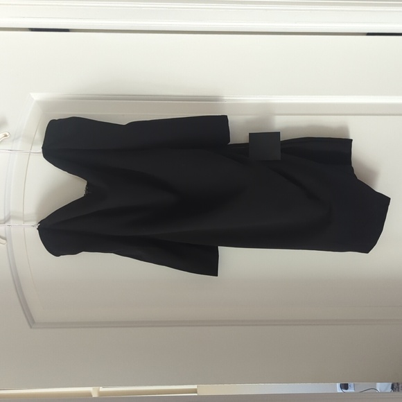 NWT Lulu's Black Bodycon Off-the-Shoulder Bodycon Dress - Picture 3 of 4